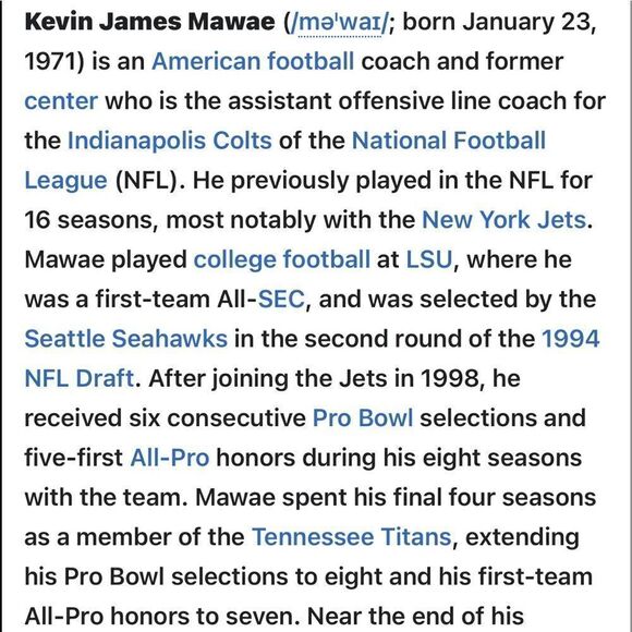 Signed cap by Kevin Mawae whil Tennessee Titan - Picture 13 of 14